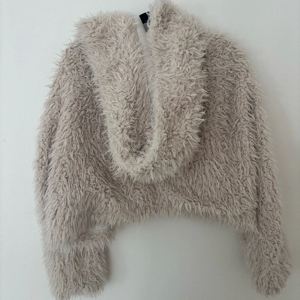 Free People One Zuri Parka Shaggy Coat - Picture 5 of 8